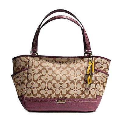 Coach 23297 Park Signature Carrie Handbag กระเป๋าถือ