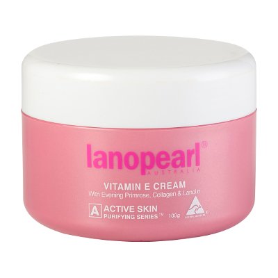Lanopearl Vitamin-E Cream with Evening Primrose Collagen & Lanolin 100ml