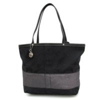 ราคา Coach F28504 Signature Stripe Tote กระเป๋าสะพายข้าง