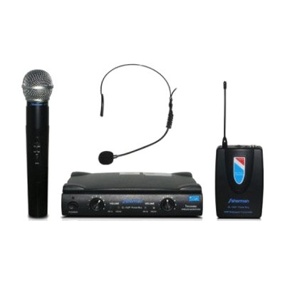 Sherman Wireless Microphone System ไมโครโฟนไร้สายแบบถือและหนีบ รุ่น ZL-102P