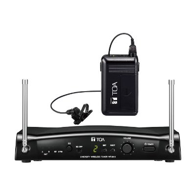 TOA UHF Wireless Microphone Set ไมโครโฟนไร้สายแบบหนีบ รุ่น WS-5325M