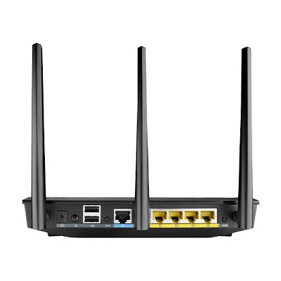 Asus 802.11ac Dual-Band Wireless-AC1750 Gigabit Router รุ่น RT-AC66U