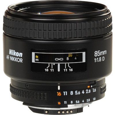 Nikon AF 85MM. F/1.8 D