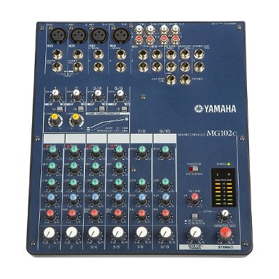 Yamaha 10 Channel Mixer with 2 Mono Inputs มิกเซอร์ รุ่น MG102C