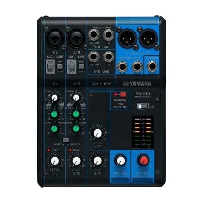 Yamaha 6-Input Compact Stereo Mixer มิกเซอร์ รุ่น MG06