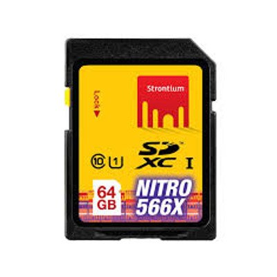 Strontium Nitro UHS-1 SD card CLASS 10 64GB 566X Speed