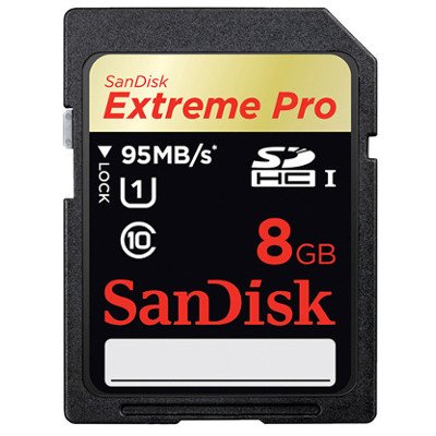 SanDisk SD Extreme Pro SDHC UHS-I Card 8GB (95MB/s_633x)