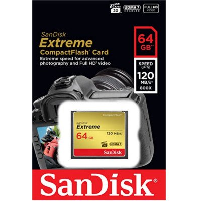 Sandisk 64gb CF Card Extreme 64GB 800X