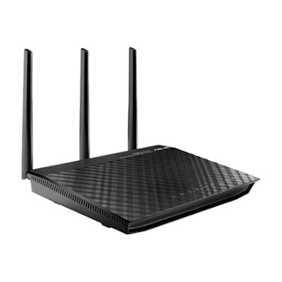 Asus Dual-Band Wireless-N600 Gigabit ADSL Modem Router รุ่น DSL-N55U