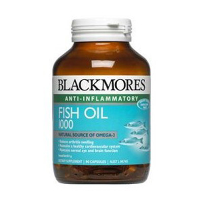 Blackmores Fish Oil 1000mg แบลคมอร์ส ฟิช ออยล์ น้ำมันปลาชนิดแคปซูล 200 แคปซูล