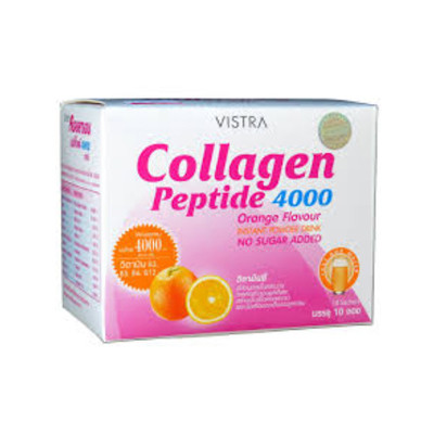Vistra Collagen Peptide 4000 Orange 10 ซอง