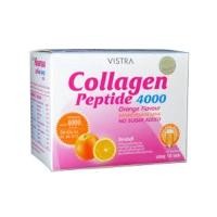 ราคา Vistra Collagen Peptide 4000 Orange 10 ซอง