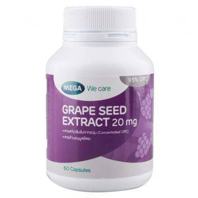 Mega We Care Grape Seed Extract 60 เม็ด
