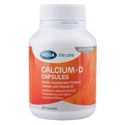 Mega We Care Calcium-D 60 เม็ด