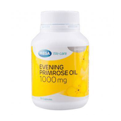 Mega We Care Evening Primrose Oil 1000 mg. 100 เม็ด