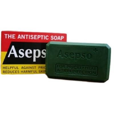 อาเซปโซ สบู่ผสมสารยับยั้งเชื้อแบคทีเรีย 1 ก้อน (Asepso Soap With Antibacterial 1 pc.)