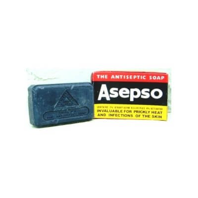 อาเซปโซ สบู่ผสมสารยับยั้งเชื้อแบคทีเรีย 1 ก้อน (Asepso Soap With Antibacterial 1 pc.)