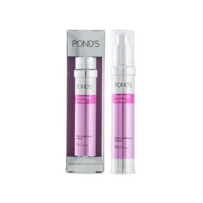 พอนด์ส ฟลอเลส ไวท์ อัลต้รา ลูมินัส เซรั่ม เซรั่มลดเลือนจุดด่างดำและรอยหมองคล้ำ 30มล. (Pond's Flawless White Ultra Luminous Serum With Genactiv Formula 30ml)