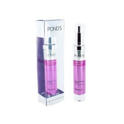 พอนด์ส ฟลอเลส ไวท์ อัลต้รา ลูมินัส เซรั่ม เซรั่มลดเลือนจุดด่างดำและรอยหมองคล้ำ 30มล. (Pond's Flawless White Ultra Luminous Serum With Genactiv Formula 30ml)