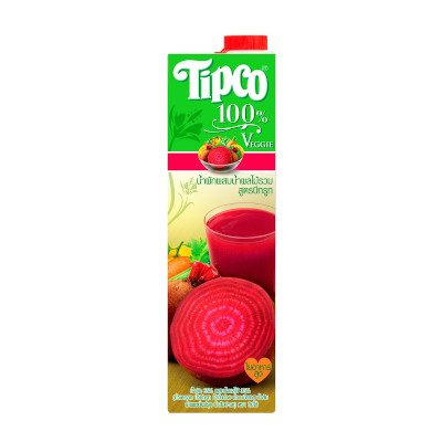 ทิปโก้ เวจจี้ น้ำผักผสมน้ำผลไม้รวม สูตรบีทรูท 100% 1ลิตร (Tipco Veggie 100% Beetroot Formula Mix Vegetable & Mixed Fruit Juice 1L)