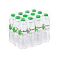 ราคา น้ำทิพย์ น้ำดื่ม 550มล. x 12 ขวด (Namthip Drinking Water 550ml x 12pcs)