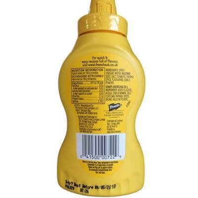 เฟร้นซ์ มัสตาร์ด 226กรัม (French's Classic Yellow Mustard 226g)