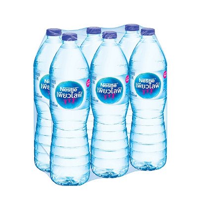 เนสท์เล่ เพียวไลฟ์ น้ำดื่ม 1.5ลิตร x 6 ขวด (Nestlé Pure Life Drinking Water 1.5L x 6pcs)