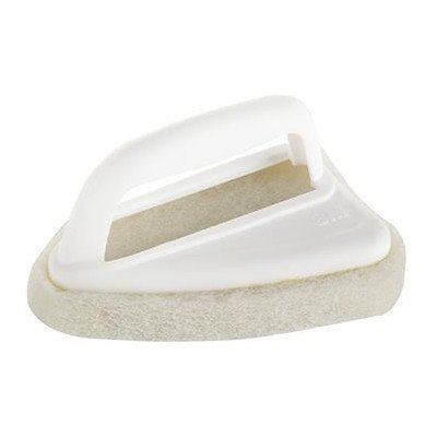 3เอ็ม สก๊อตช์-ไบรต์ แผ่นใยขัดพร้อมด้ามจับ รุ่นหัวจรวด สีขาว สำหรับงานขัดล้างไร้ริ้วรอย 1 ชิ้น (3M Scotch-Brite Jet White Scrubber With Handle 1pc)