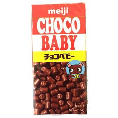 เมจิ ช็อกโกแลตนม ช็อคโกเบบี้ 34กรัม (Meiji Choco Baby Milk Chocolate 34g)
