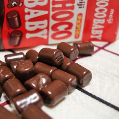 เมจิ ช็อกโกแลตนม ช็อคโกเบบี้ 34กรัม (Meiji Choco Baby Milk Chocolate 34g)