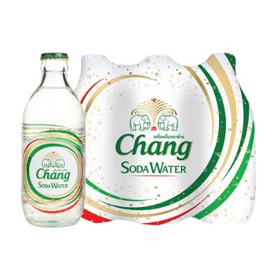 ช้าง โซดา 325 มล. x 6 ขวด (Chang Soda Water 325ml x 6 Bottles)
