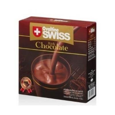 โอวัลติน สวิส ริช ช็อกโกแลต เครื่องดื่มมอลต์ปรุงสำเร็จรสช็อกโกแลต 29.6กรัม x 10 ซอง (Ovaltine Swiss Rich Chocolate Ready Mixed Chocolate Flavoured Malt Beverage 29.6g x 10pcs)