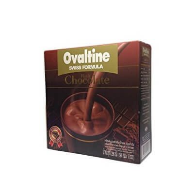 โอวัลติน สวิส ริช ช็อกโกแลต เครื่องดื่มมอลต์ปรุงสำเร็จรสช็อกโกแลต 29.6กรัม x 10 ซอง (Ovaltine Swiss Rich Chocolate Ready Mixed Chocolate Flavoured Malt Beverage 29.6g x 10pcs)