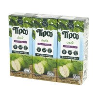 ราคา ทิปโก้ น้ำฝรั่ง 100% 200มล. x 3 กล่อง (Tipco 100% Guava Juice 200ml x 3 pcs)