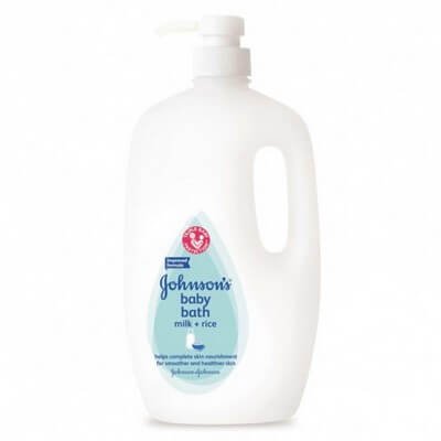 จอห์นสัน สบู่เหลวอาบน้ำ สูตรมิลค์ 1000มล. (Johnson's Baby Milk Bath 1000ml)