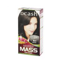 ราคา ดีแคช ครีมเปลี่ยนสีผม มาสเตอร์แมสคัลเลอร์ครีม เอ็ม 101 ดำ 1 ชุด (D Cash M 101 Black Master Mass Color Cream Hair Color Cream 1 Set)