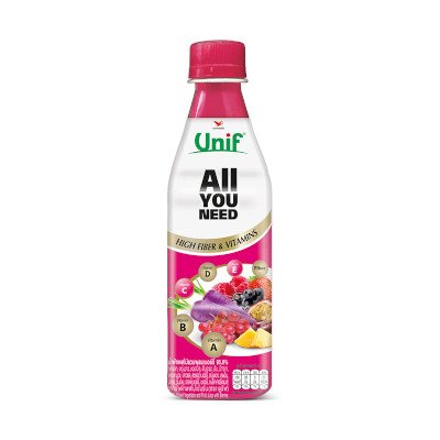 ยูนิฟ ออลล์ ยู นีด น้ำผักผลไม้รวมผสมเบอร์รี่ 100% 300มล. (Unif All You Need 100% Mixed Vegetable And Fruit Juice With Berries 300ml)