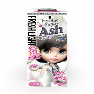 ชวาร์สคอฟ เฟรชไลท์ โฟมเปลี่ยนสีผม สีน้ำตาลเทาเข้ม 1 ชุด (Schwarzkopf Freshlight Sugar Ash Hair Color Foam 1 Set)