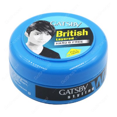 แกสบี้ แว็กซ์จัดแต่งทรงผม สูตรฮาร์ด แอนด์ ฟรี 75กรัม (Gatsby Hard & Free Styling Wax 75g)