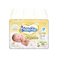 ราคา มามี่โพโค ซุปเปอร์ พรีเมี่ยม ออร์แกนิค ผ้าอ้อมแบบเทป ขนาด S 22 ชิ้น (MamyPoko Tape Super Premium Organic)