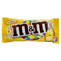 ราคา เอ็มแอนด์เอ็ม ช็อกโกแลตนมไส้ถั่วลิสงเคลือบน้ำตาลสีต่างๆ 40กรัม (M&M's Thin Crisp Shell Milk Chocolate Covered Peanuts Chocolate Candies 40g)