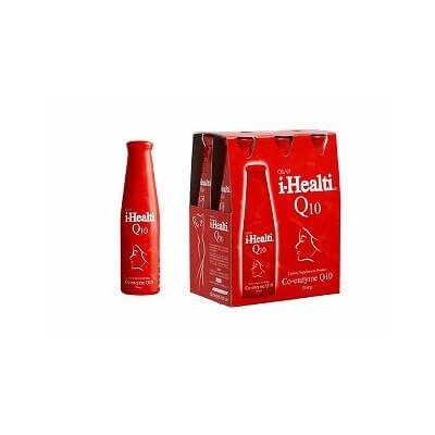 ไอ-เฮลติ คิว10 ผลิตภัณฑ์เสริมอาหาร โคเอมไซม์ คิว10 29มล. ผสมน้ำองุ่นแดง 15% 6 ขวด / 1 กล่อง (i-Healti Q10 Red Grape 15% Mix Co-Enzyme Q10 29mg Dietary Supplement 6 Bottle/1 Box)