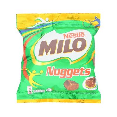 เนสท์เล่ ไมโล นักเกตส์ ขนมหวานรสช็อกโกแลต 90กรัม (Nestle Milo Chocolate Flavoured Nuggets 90g)