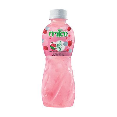 กาโตะ น้ำลิ้นจี่ 25% ผสมวุ้นมะพร้าว 320กรัม (Kato 25% Lychee Juice With Nata De Coco 320g)