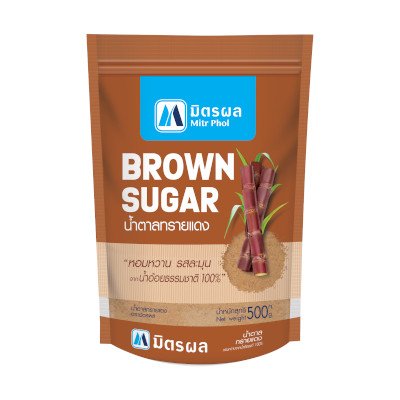 มิตรผล น้ำตาลทรายแดง 500กรัม (Mitr Phol Brown Sugar 500g)