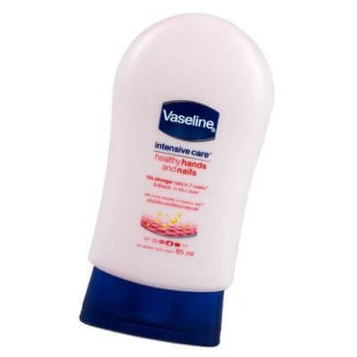 วาสลีน เฮลธี้ แฮนด์ เนล คอนดิชันนิ่ง โลชั่นบำรุงมือและเล็บ เพื่อเล็บแข็งแรงขึ้น 85มล. (Vaseline Healthy Hands Nail Conditioning Hand Lotion 85ml)