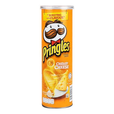 พริงเกิลส์ มันฝรั่ง รสชีส 110 กรัม (Pringles Cheesy Cheese Chips 110g)