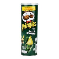 ราคา พริงเกิลส์ มันฝรั่ง รสสาหร่าย 110 กรัม (Pringles Potato Crisps Salt & Seaweed 110g)