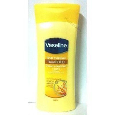 วาสลีน โลชั่นบำรุง เพื่อผิวเนียนนุ่ม น่าสัมผัส 120มล. (Vaseline Total Moisture Nourishing Lotion 120ml)