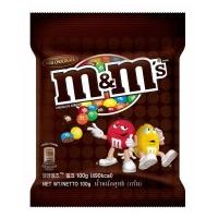 เอ็มแอนด์เอ็ม ช็อกโกแลตนมเคลือบน้ำตาลสีต่าง ๆ 100กรัม (M&M's Milk Chocolate Candies 100g)